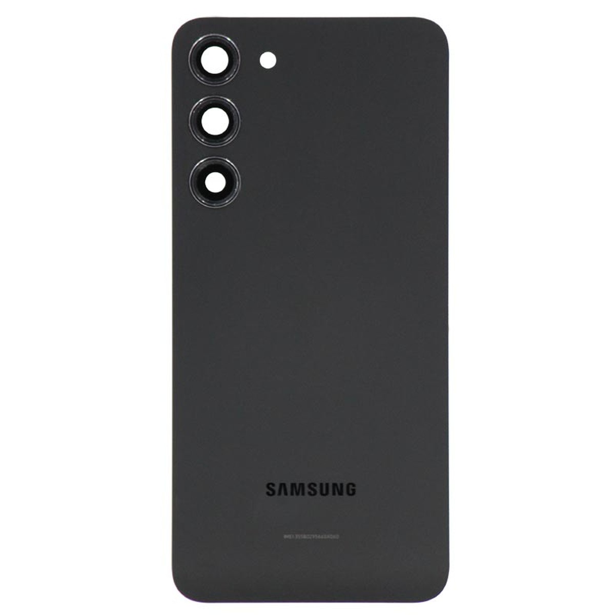 Carcasa trasera con lente de cámara OEM Pull para Galaxy S23 Plus 5G (S916), Phantom Black