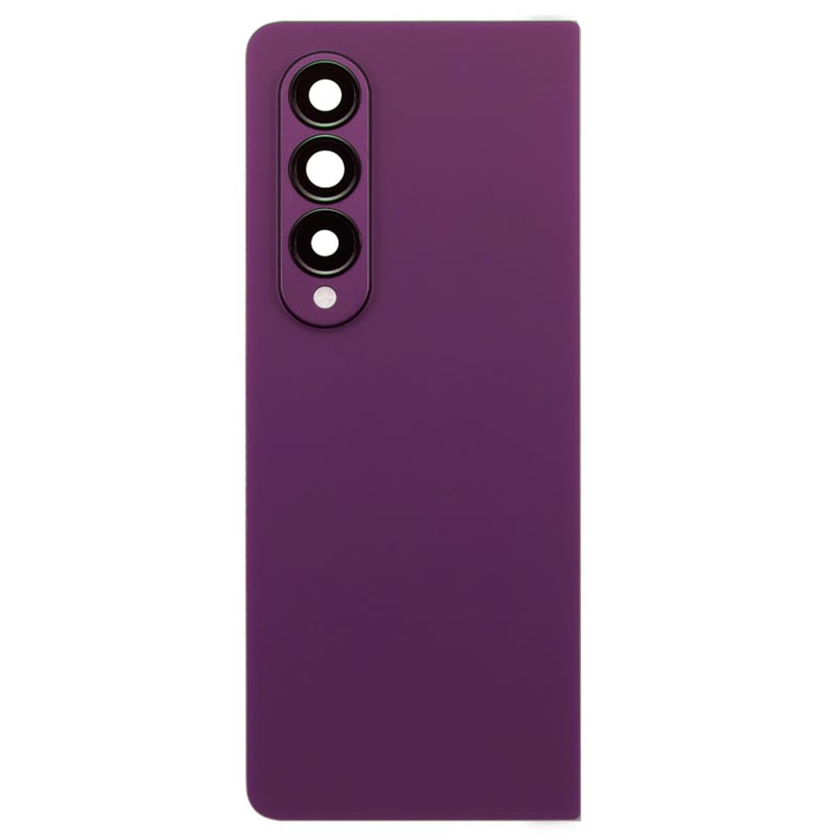 Carcasa trasera con lente de cámara OEM Pull para Galaxy Z Fold 4 (F936), Burgundy