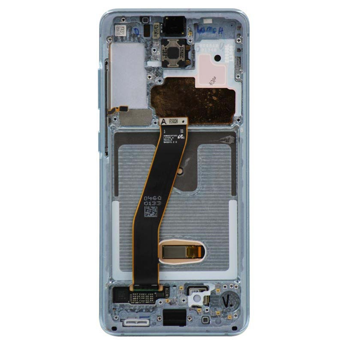 Pantalla OLED con táctil + marco OEM Pull para Galaxy S20 (G980), Todas las operadoras excepto Verizon 5G UW, Grado B, Cloud Blue — imagen 3