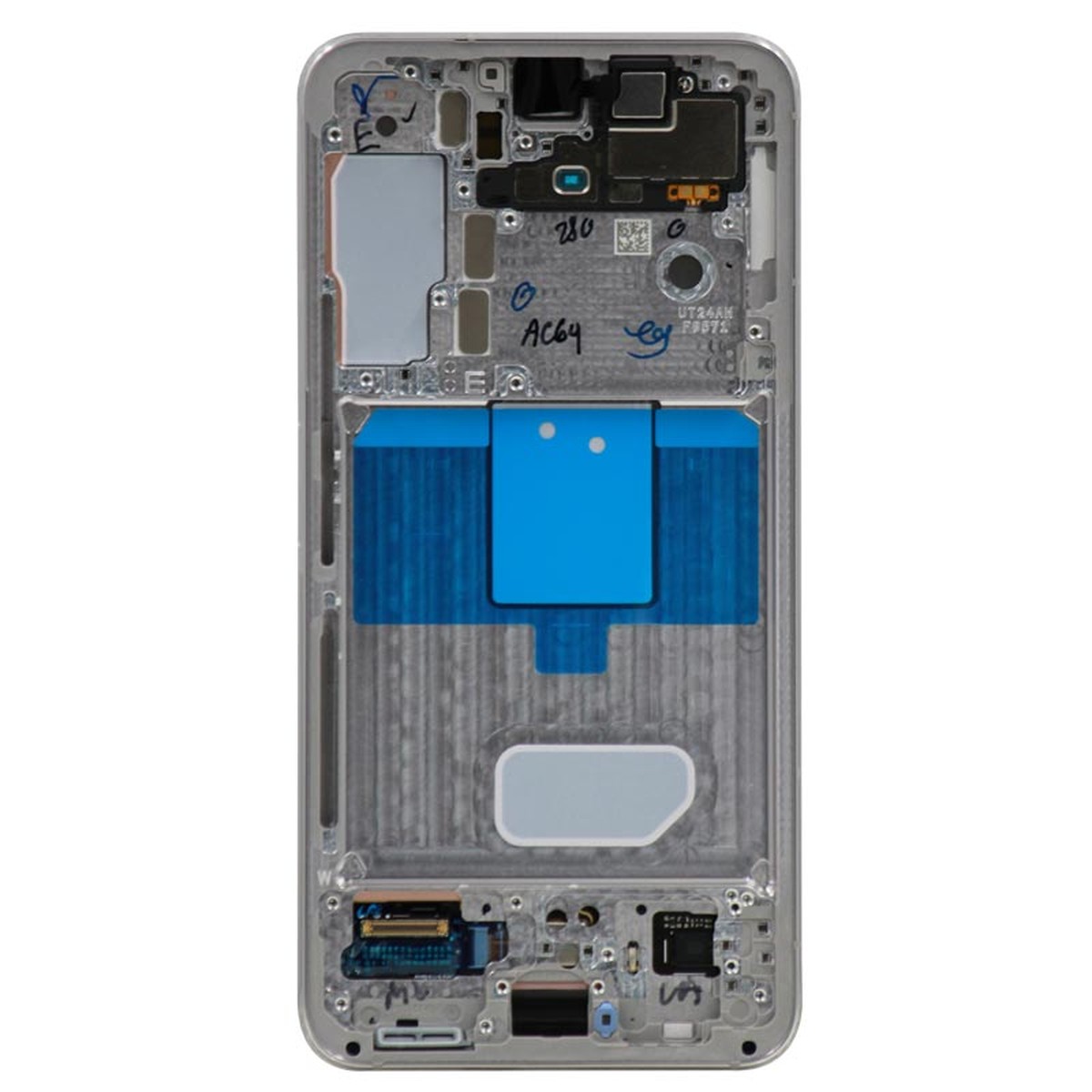 Pantalla OLED con táctil + marco OEM Pull para Galaxy S22 5G (S901), Grado C, White — imagen 3