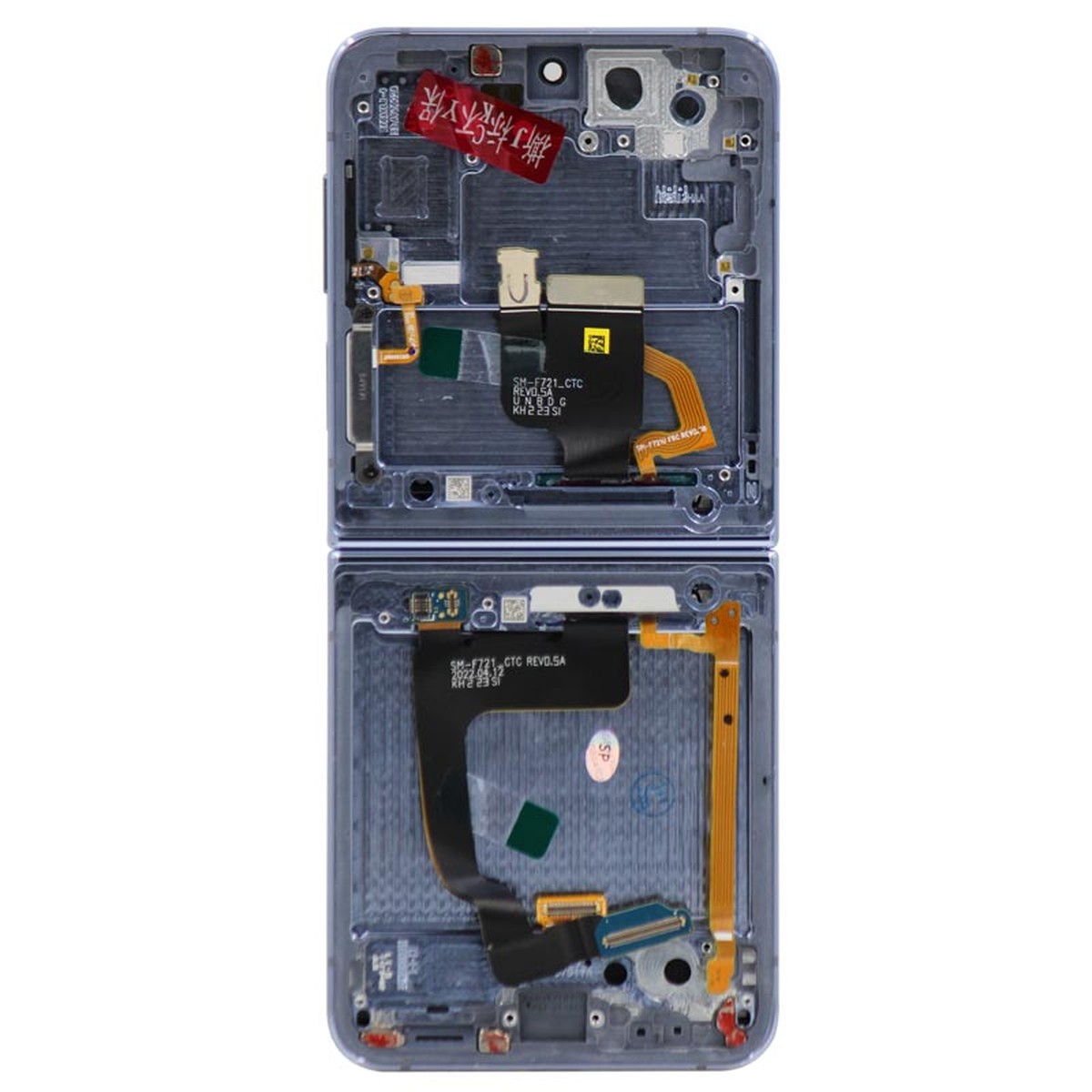 Pantalla OLED con táctil + marco OEM Pull para Galaxy Z Flip 4 (F721), Grado C, Blue — imagen 3