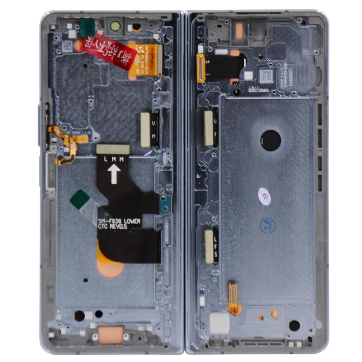 Pantalla OLED con táctil + marco OEM Pull para Galaxy Z Fold 4 (F936), Versión US / Internacional, Grado B Plus, Main Screen / Gray Green — imagen 2
