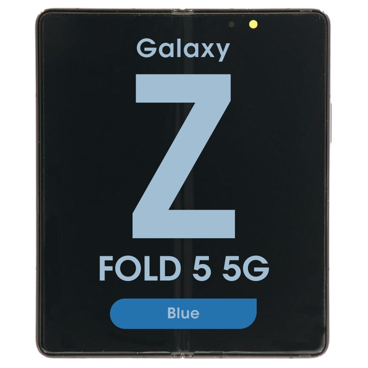 Pantalla OLED con táctil + marco OEM Pull para Galaxy Z Fold 5 5G (F946), Grado B, Blue