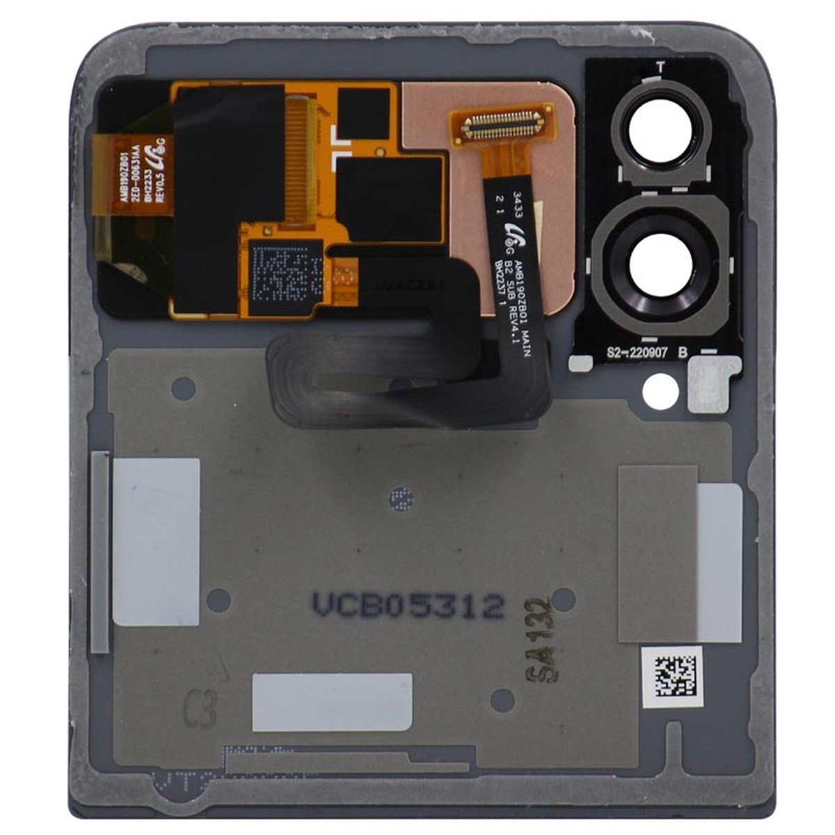Pantalla Sub OLED con táctil sin marco OEM Pull para Galaxy Z Flip 4 (F721), Grado B Plus, Blue — imagen 2