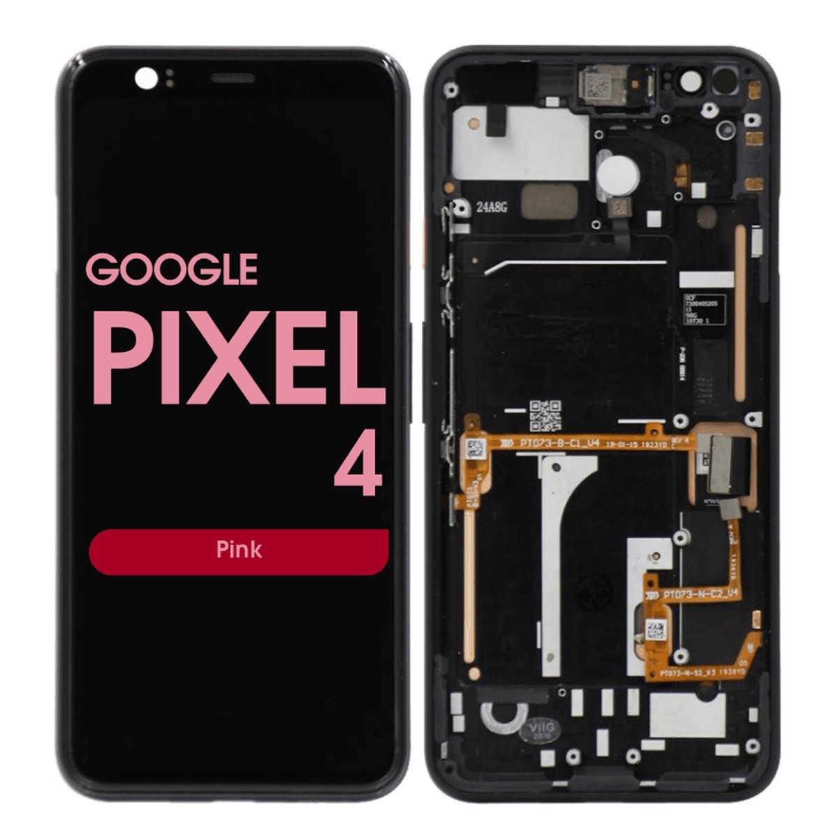 Pantalla OLED con táctil + marco para Google Pixel 4, Pink