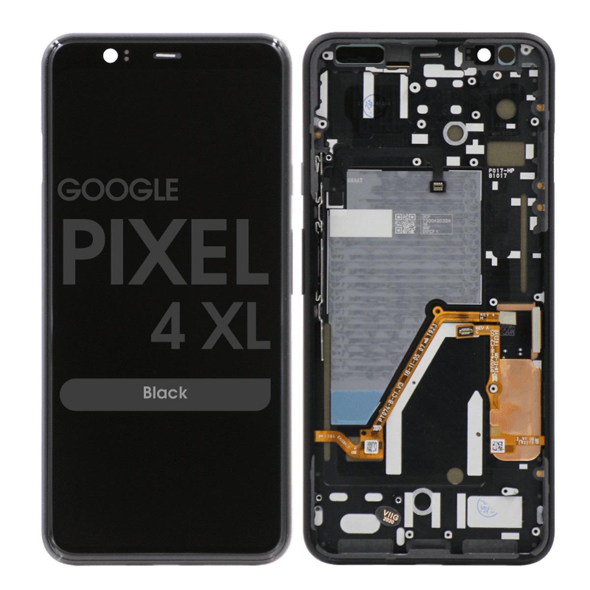 Pantalla OLED con táctil + marco para Google Pixel 4 XL, Black