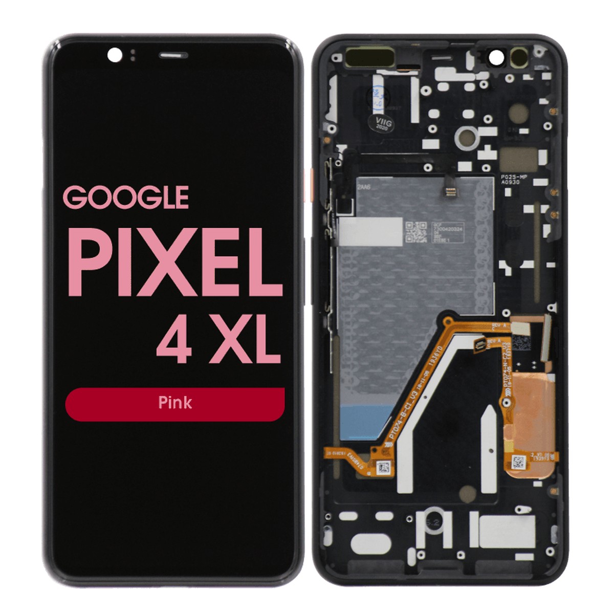 Pantalla OLED con táctil + marco para Google Pixel 4 XL, Pink