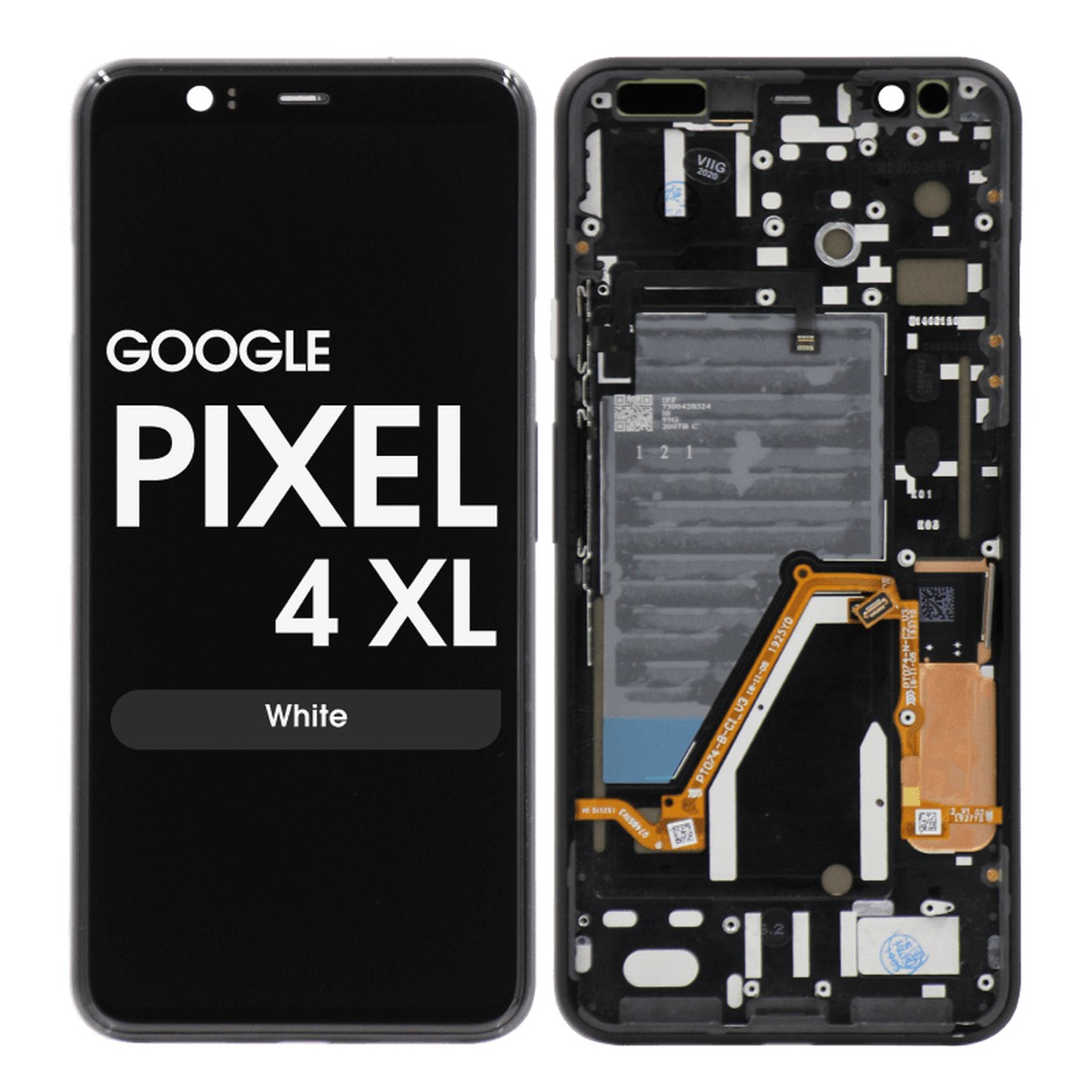 Pantalla OLED con táctil + marco para Google Pixel 4 XL, White