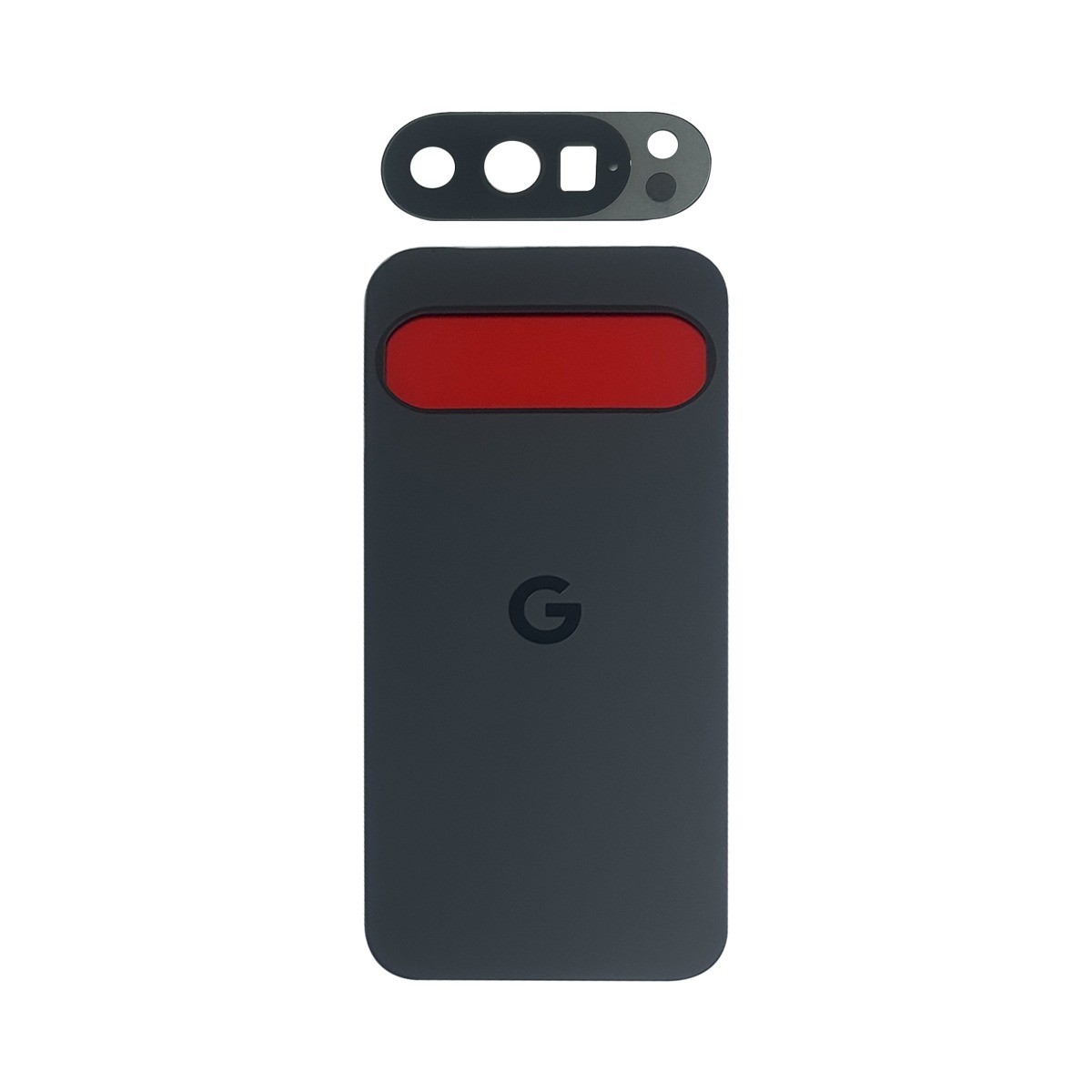 Carcasa trasera con adhesivo y lente de cámara Premium para Google Pixel 10 Pro XL, Obsidian