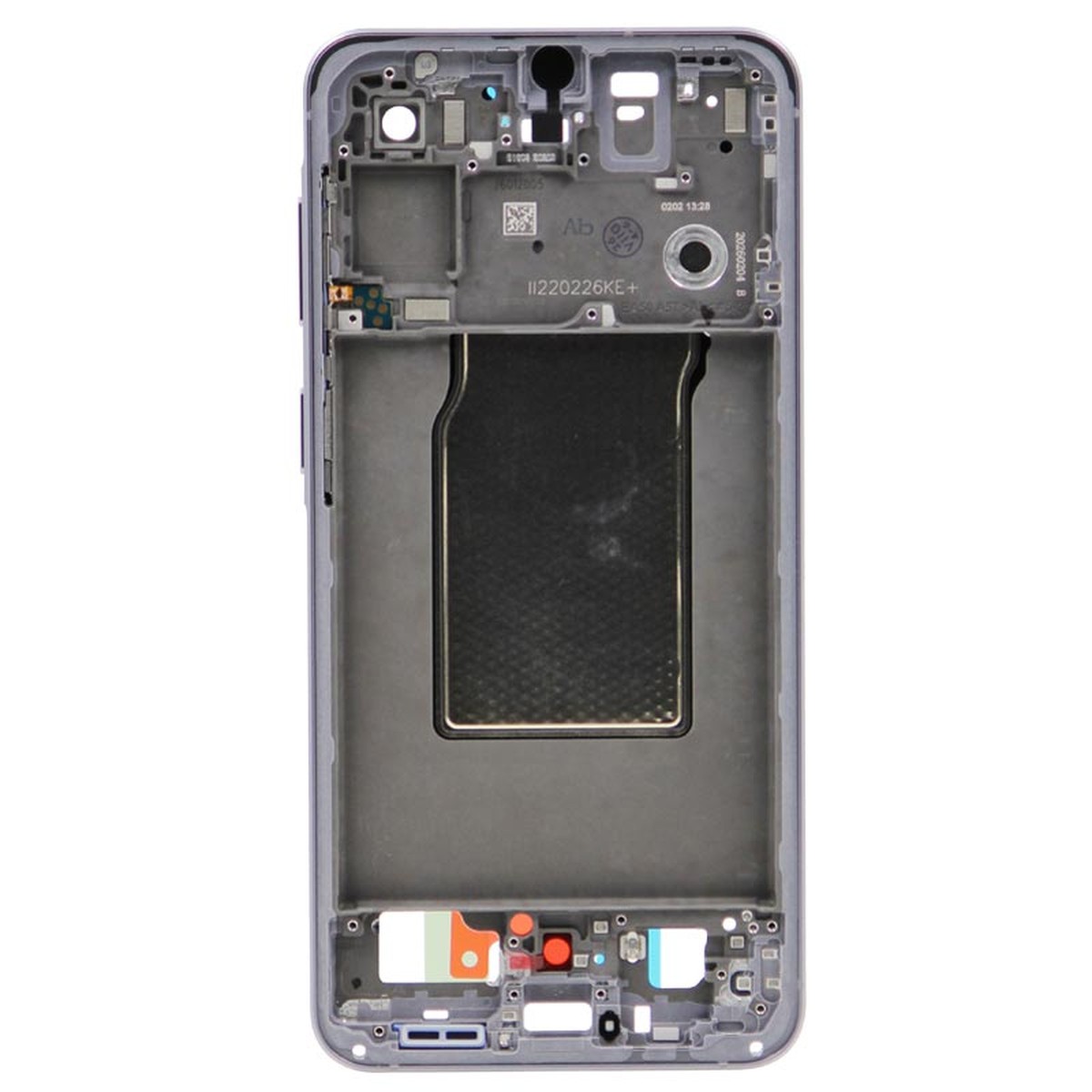 Marco intermedio / marco frontal / marco de pantalla Premium para Galaxy A57 5G, A576 / 2026 / Lilac
