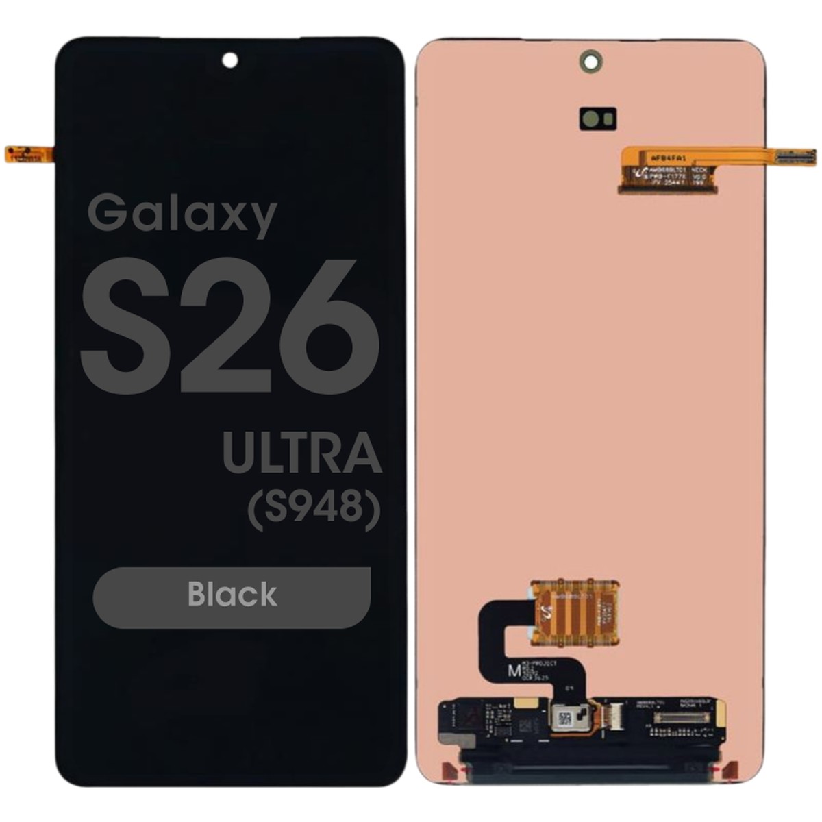 Pantalla OLED con táctil sin marco Premium para Galaxy S26 Ultra 5G (S948), Black