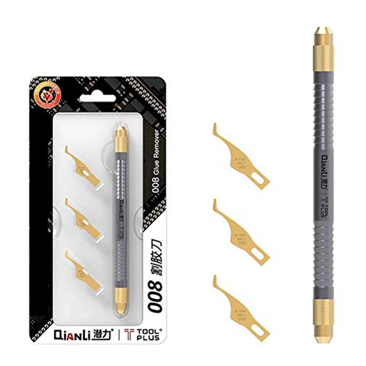 Cuchilla removedora de pegamento para chip IC ToolPlus 008 Qianli