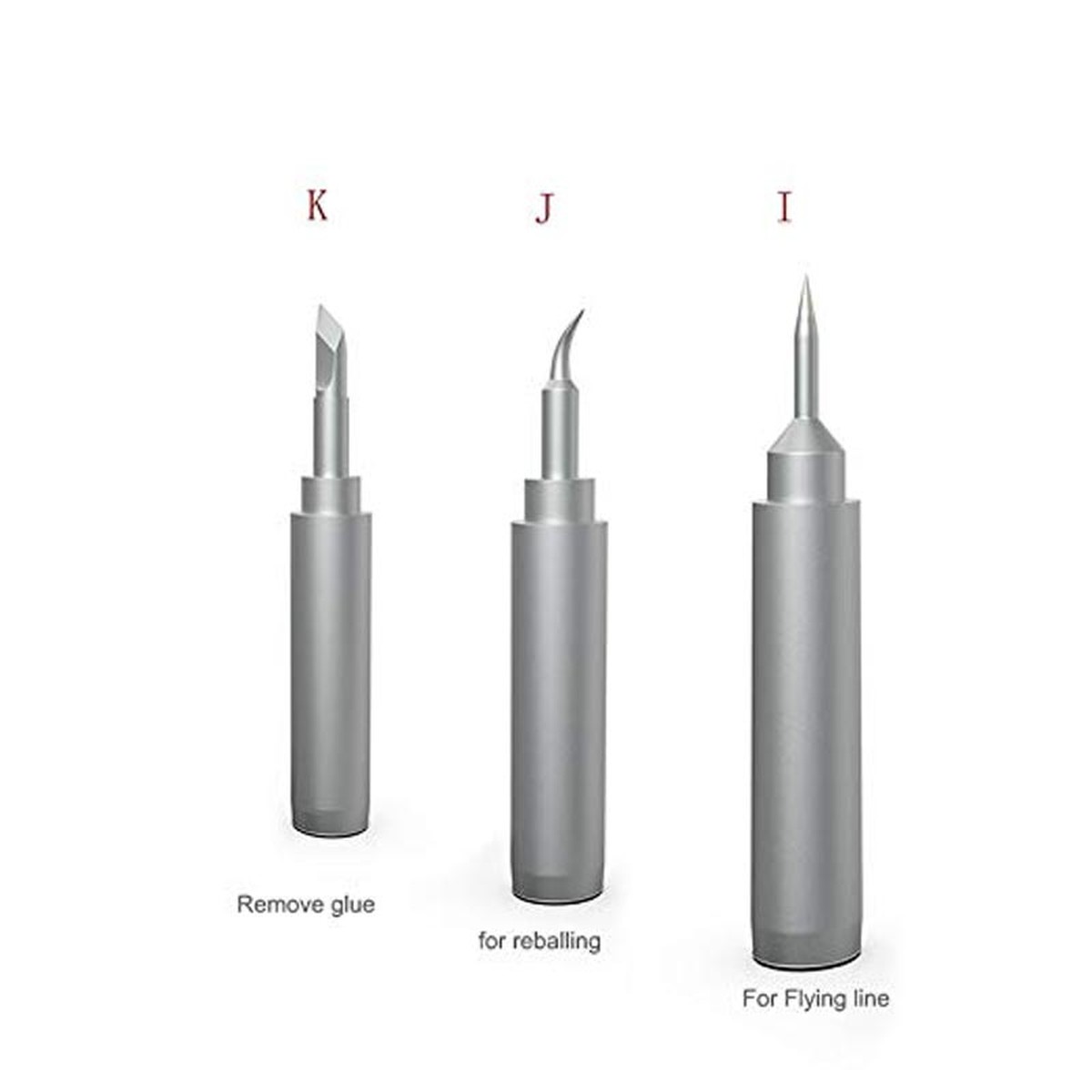 Puntas de soldador universal sin plomo 936 Qianli (Fevas 3 Pcs-JKL / 936) — imagen 2