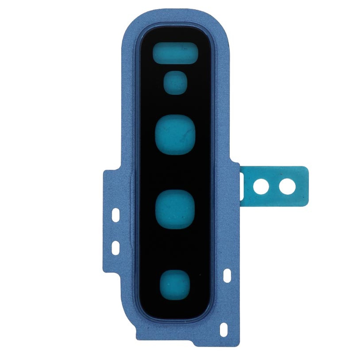 Lente de cámara trasera con anillo bisel para Galaxy S10 (G973), Prism Blue