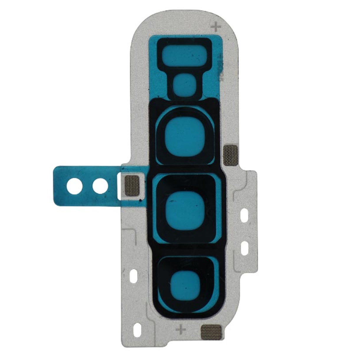 Lente de cámara trasera con anillo bisel para Galaxy S10 (G973), Prism White — imagen 2