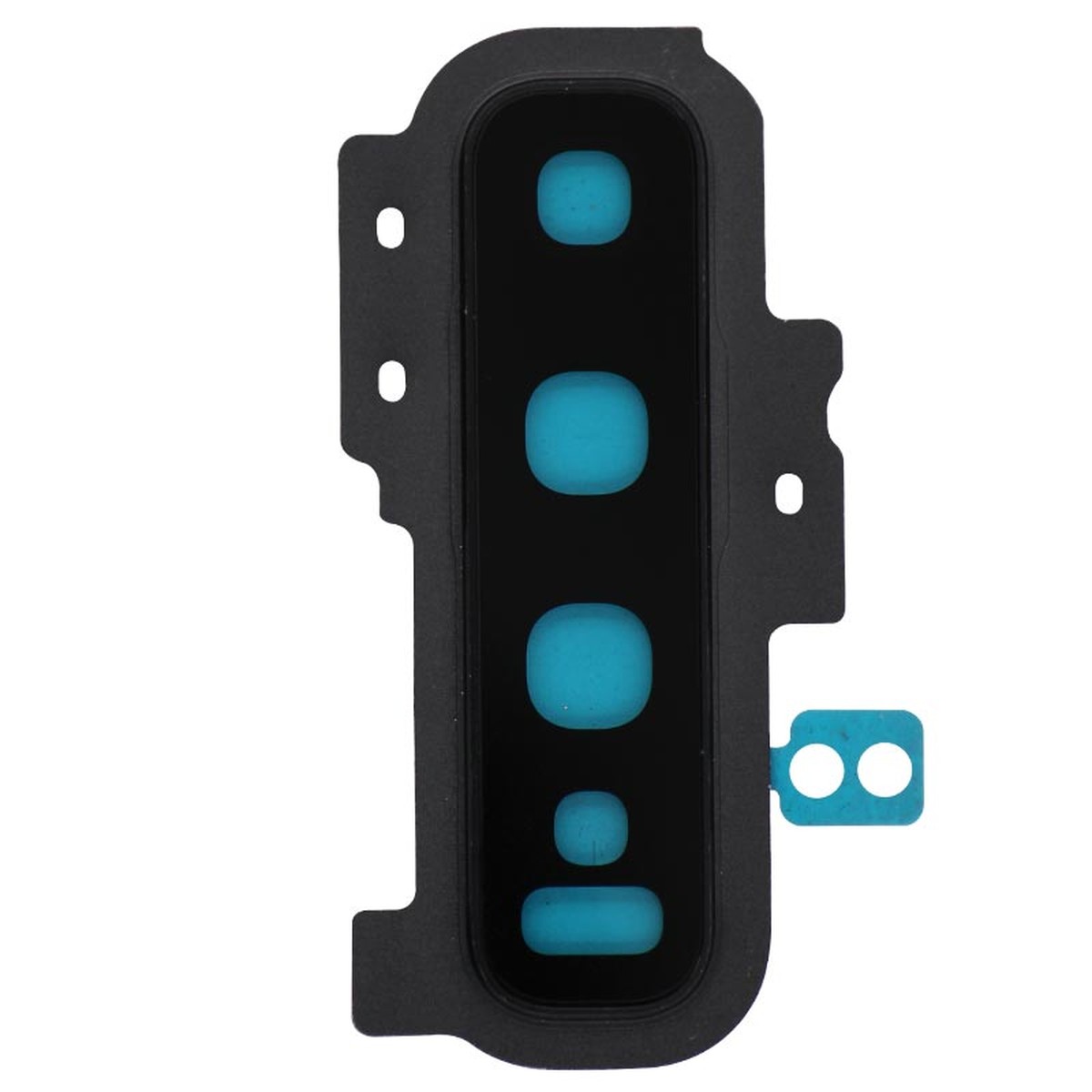 Lente de cámara trasera con anillo bisel para Galaxy S10 Plus (G975), Prism Black