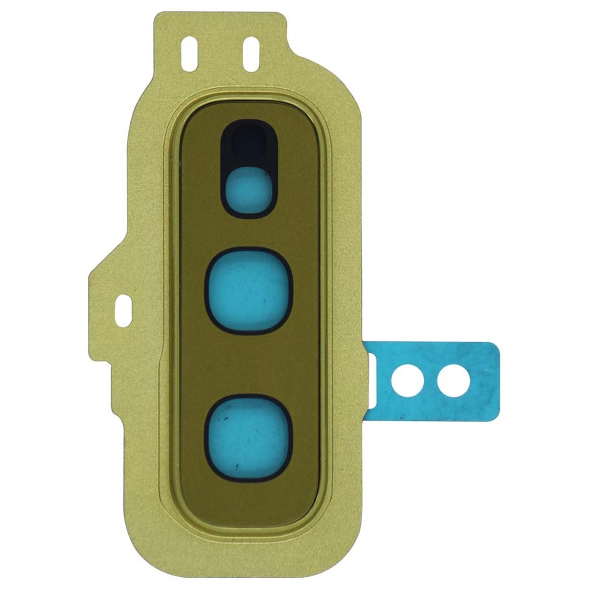 Lente de cámara trasera con anillo bisel para Galaxy S10e (G970), Canary Yellow