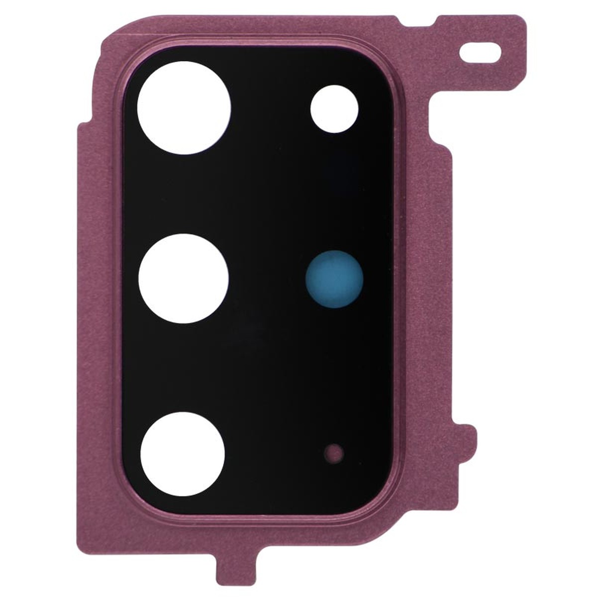 Lente de cámara trasera con anillo bisel para Galaxy S20 Plus (G985), Aura Red