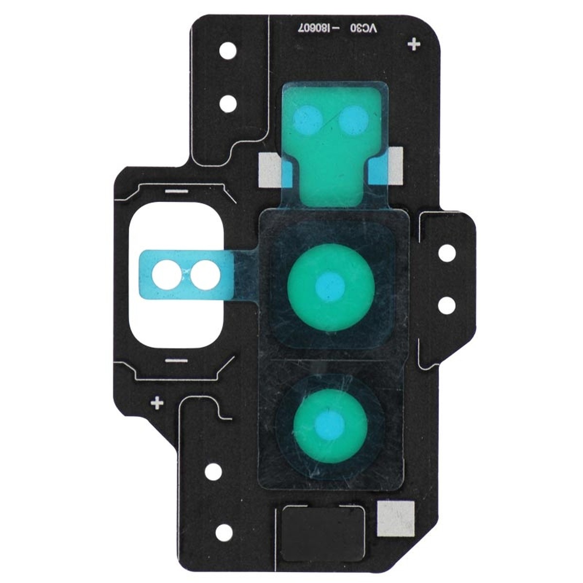 Tapa de lente de cámara trasera para Galaxy Note 9 (N960), Midnight Black (Glass) — imagen 2