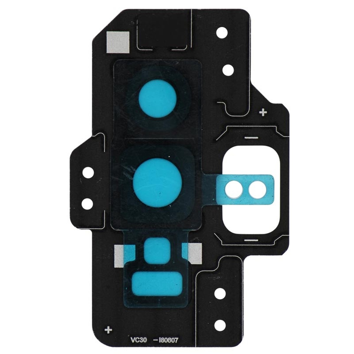 Tapa de lente de cámara trasera para Galaxy Note 9 (N960), Midnight Black (Lens) — imagen 2