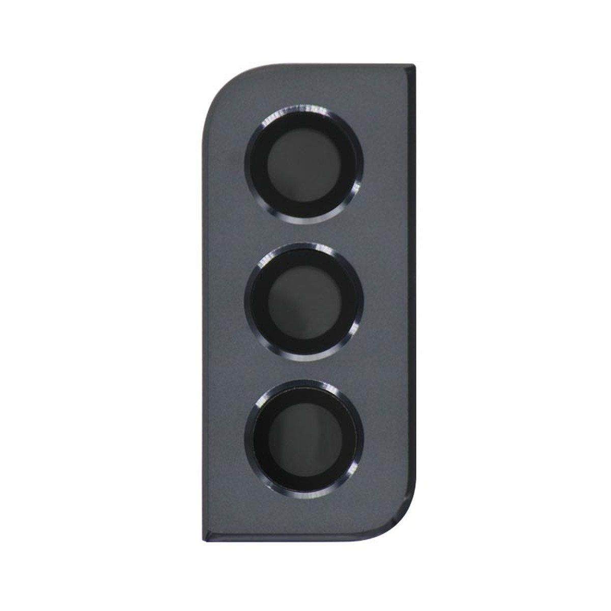 Tapa de lente de cámara trasera con anillo bisel para Galaxy S21 (G991), Black