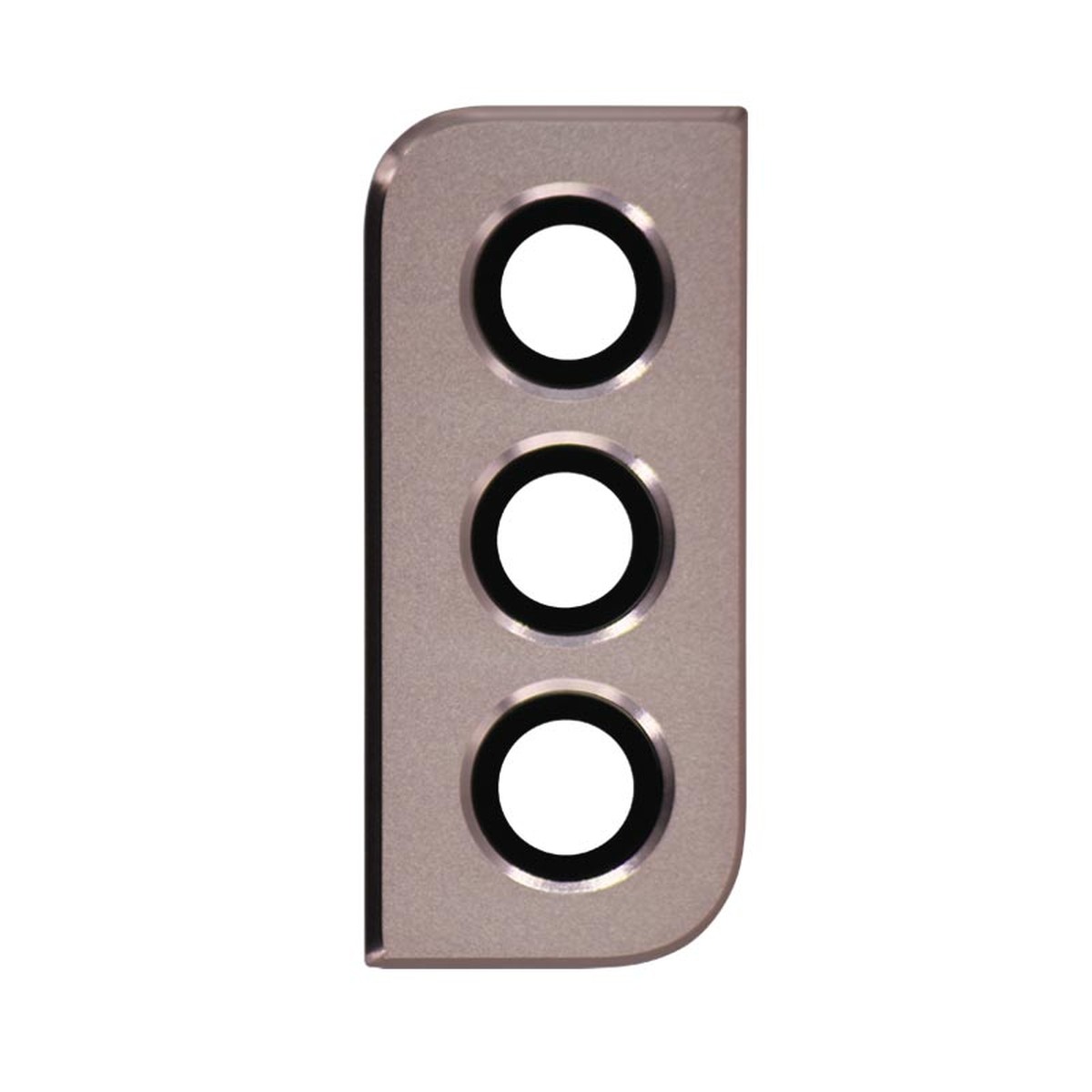 Tapa de lente de cámara trasera con anillo bisel para Galaxy S21 (G991), Gold