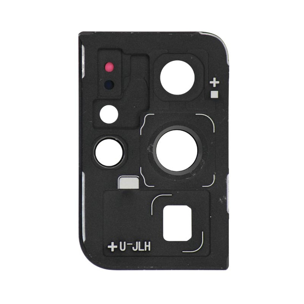 Tapa de lente de cámara trasera con anillo bisel para Galaxy S21 Ultra 5G (G998), Phantom Black — imagen 2