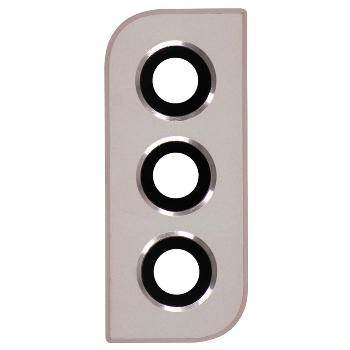 Tapa de lente de cámara trasera con anillo bisel para Galaxy S22 Plus 5G (S906), Pink Gold