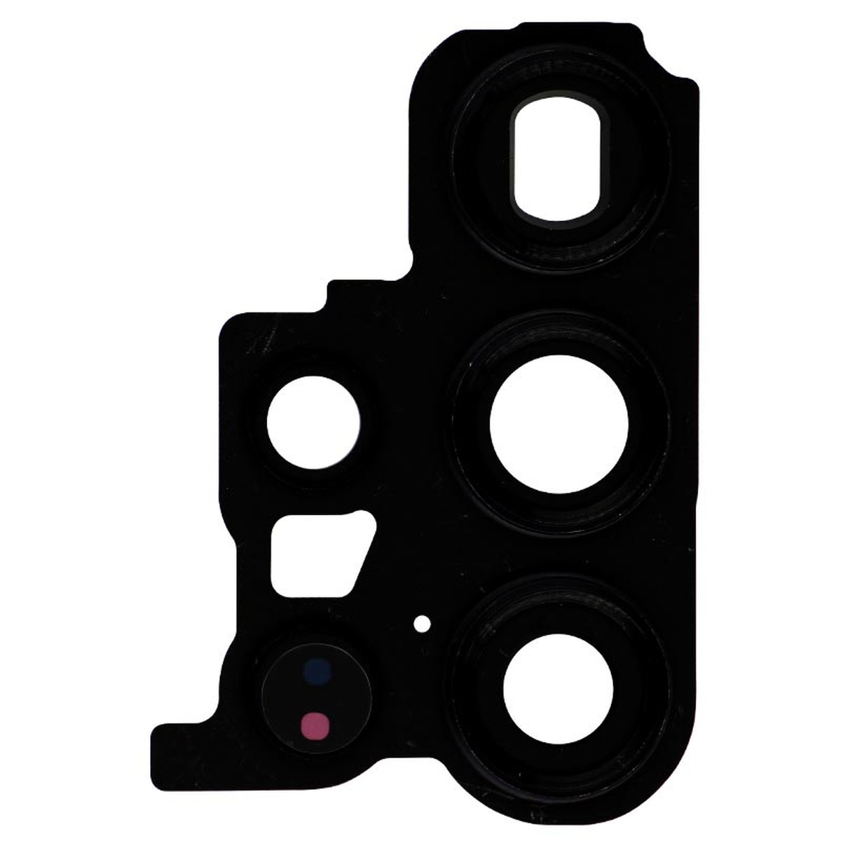 Tapa de lente de cámara trasera con anillo bisel para Galaxy S23 Ultra 5G (S918), Phantom Black