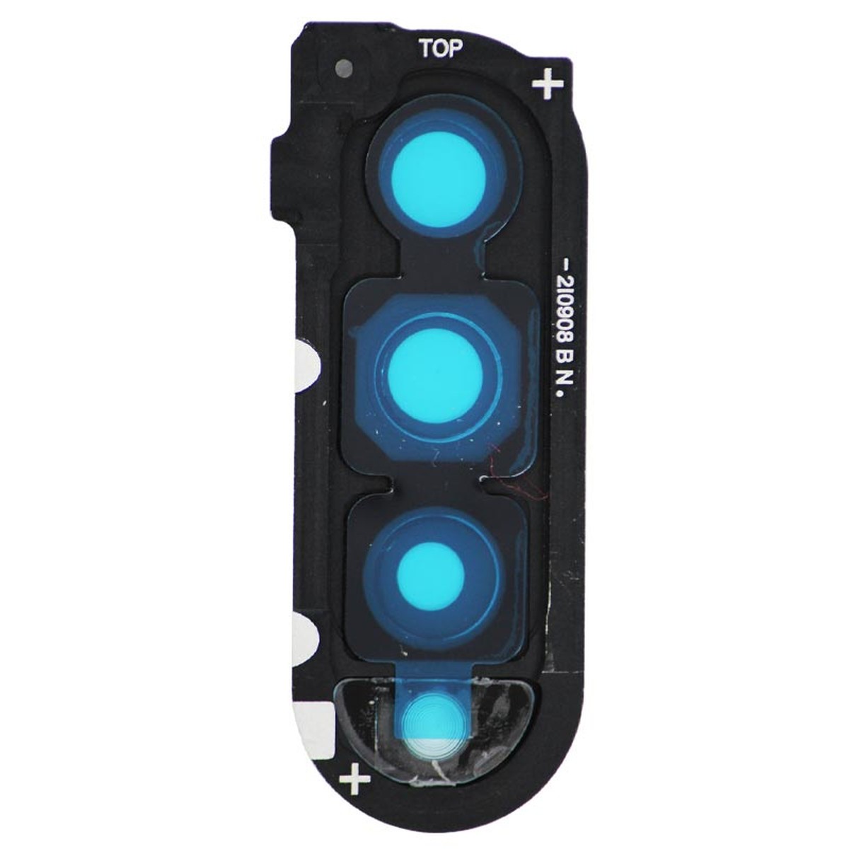Tapa de lente de cámara trasera con anillo bisel para Galaxy Z Fold 3 5G (F926), Phantom Black — imagen 2
