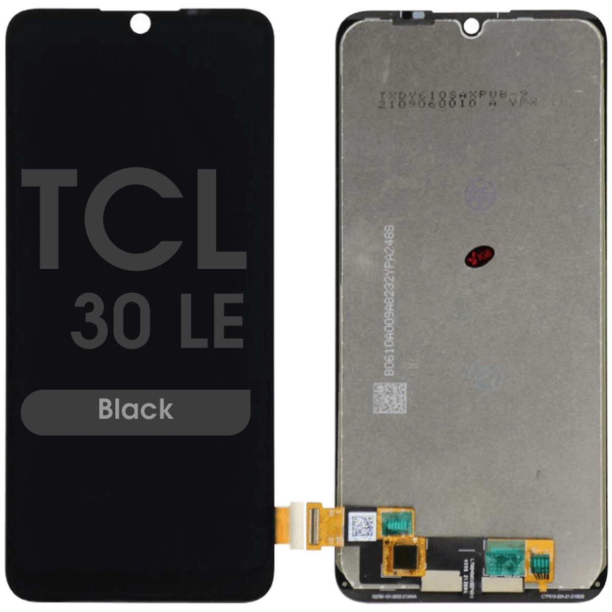 Pantalla LCD con táctil sin marco Reacondicionado para TCL 30 LE, Black