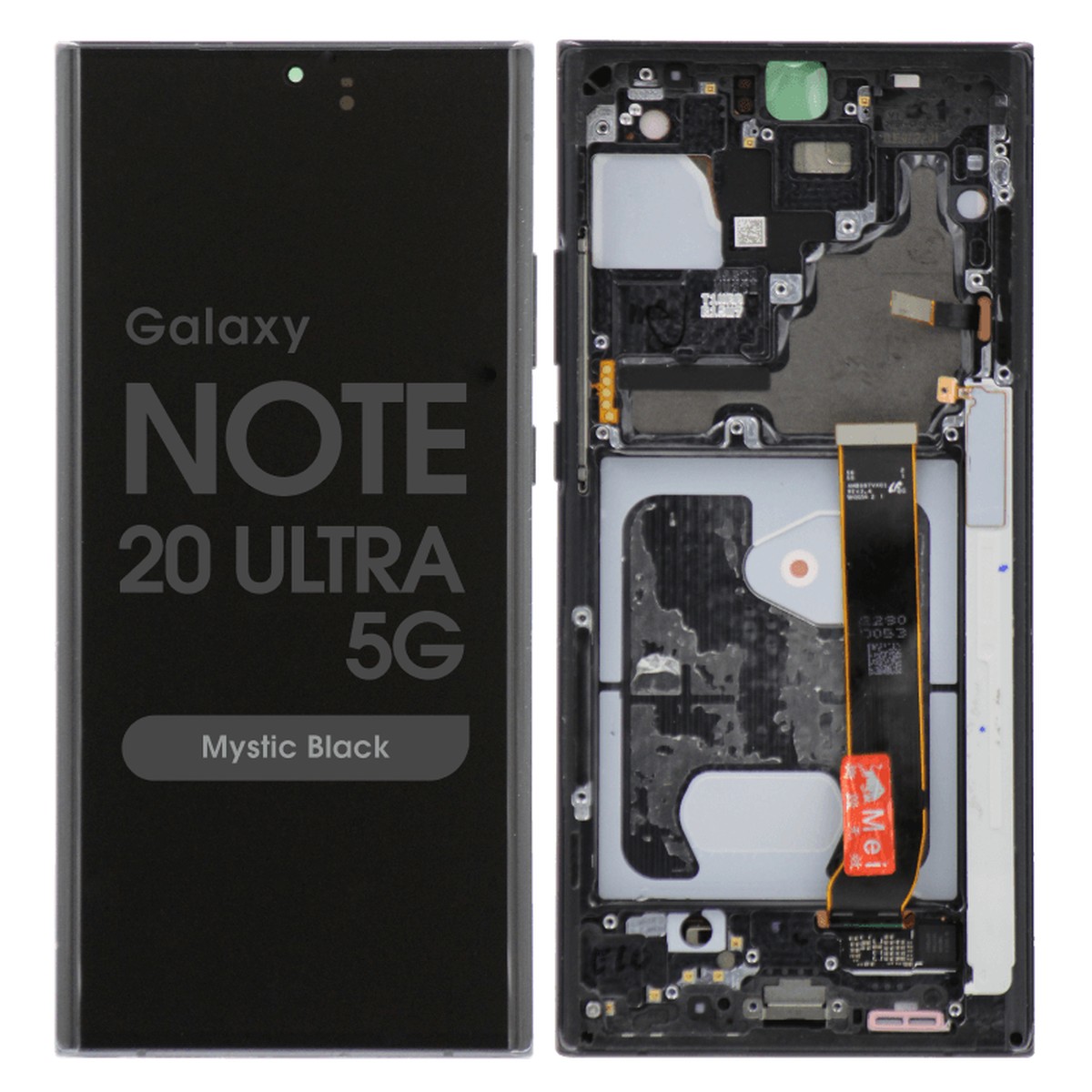 Pantalla OLED con táctil + marco Reacondicionado para Galaxy Note 20 Ultra 5G (N985/N986), Mystic Black