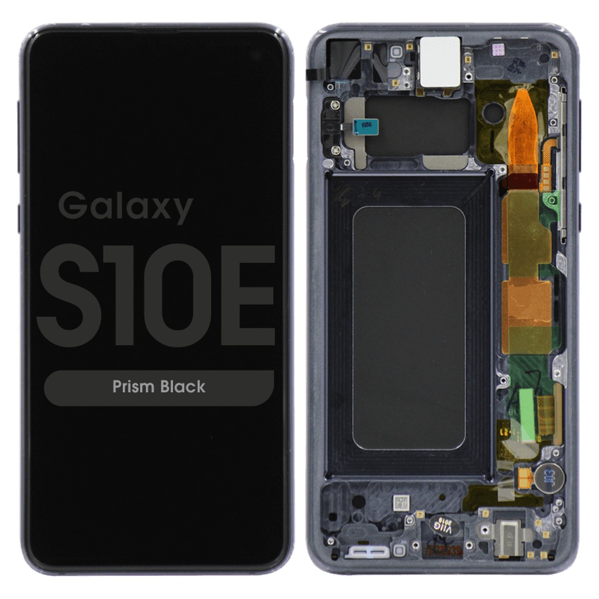 Pantalla OLED con táctil + marco Reacondicionado para Galaxy S10e (G970), Prism Black