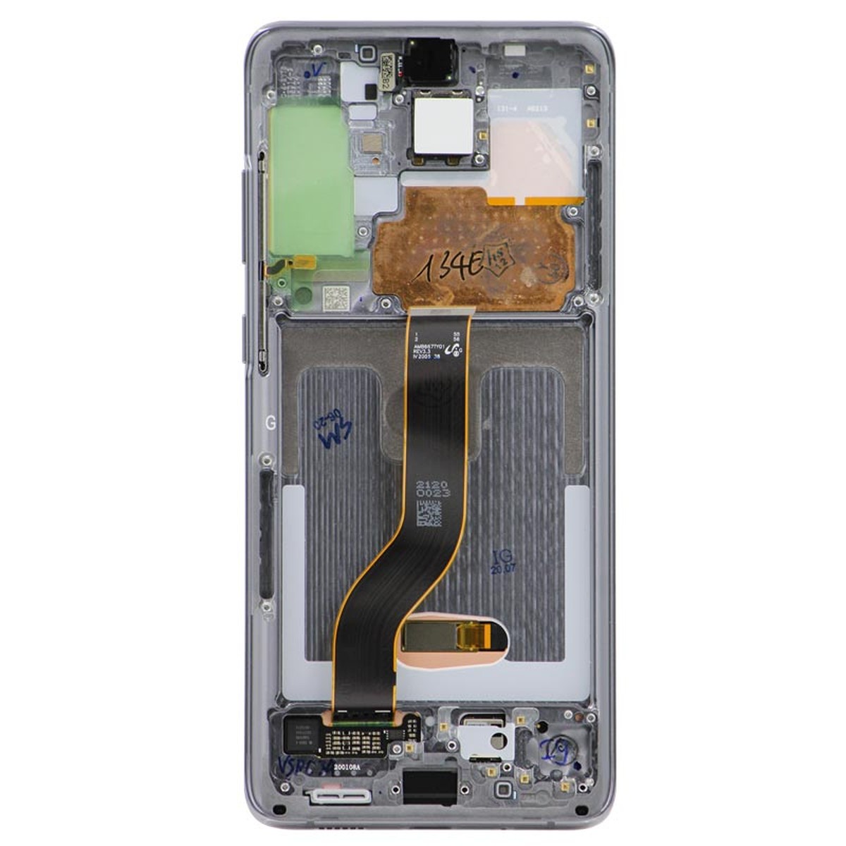 Pantalla OLED con táctil + marco Reacondicionado para Galaxy S20 Plus (G985), Cosmic Gray — imagen 3