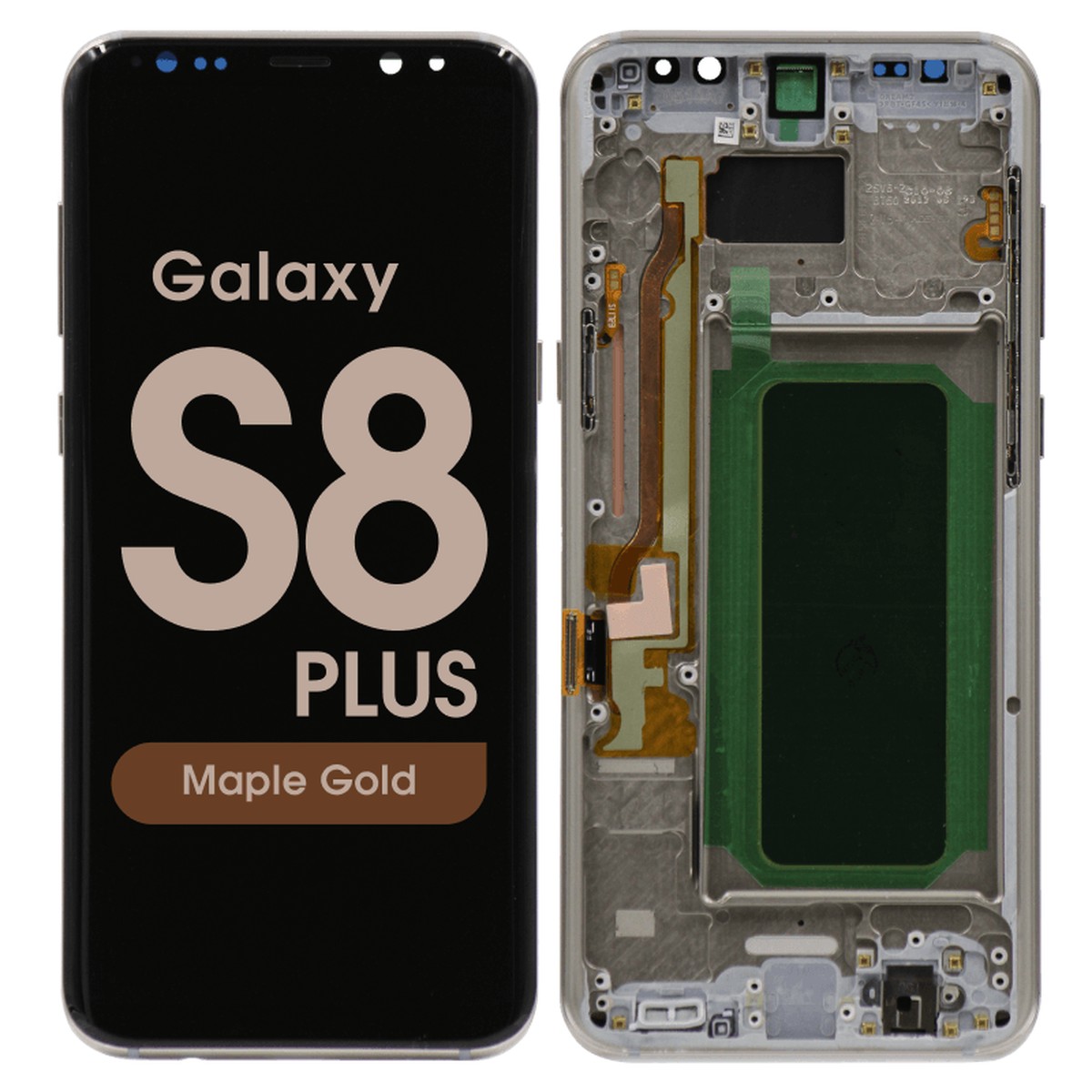 Pantalla OLED con táctil + marco Reacondicionado para Galaxy S8 Plus (G955), Maple Gold