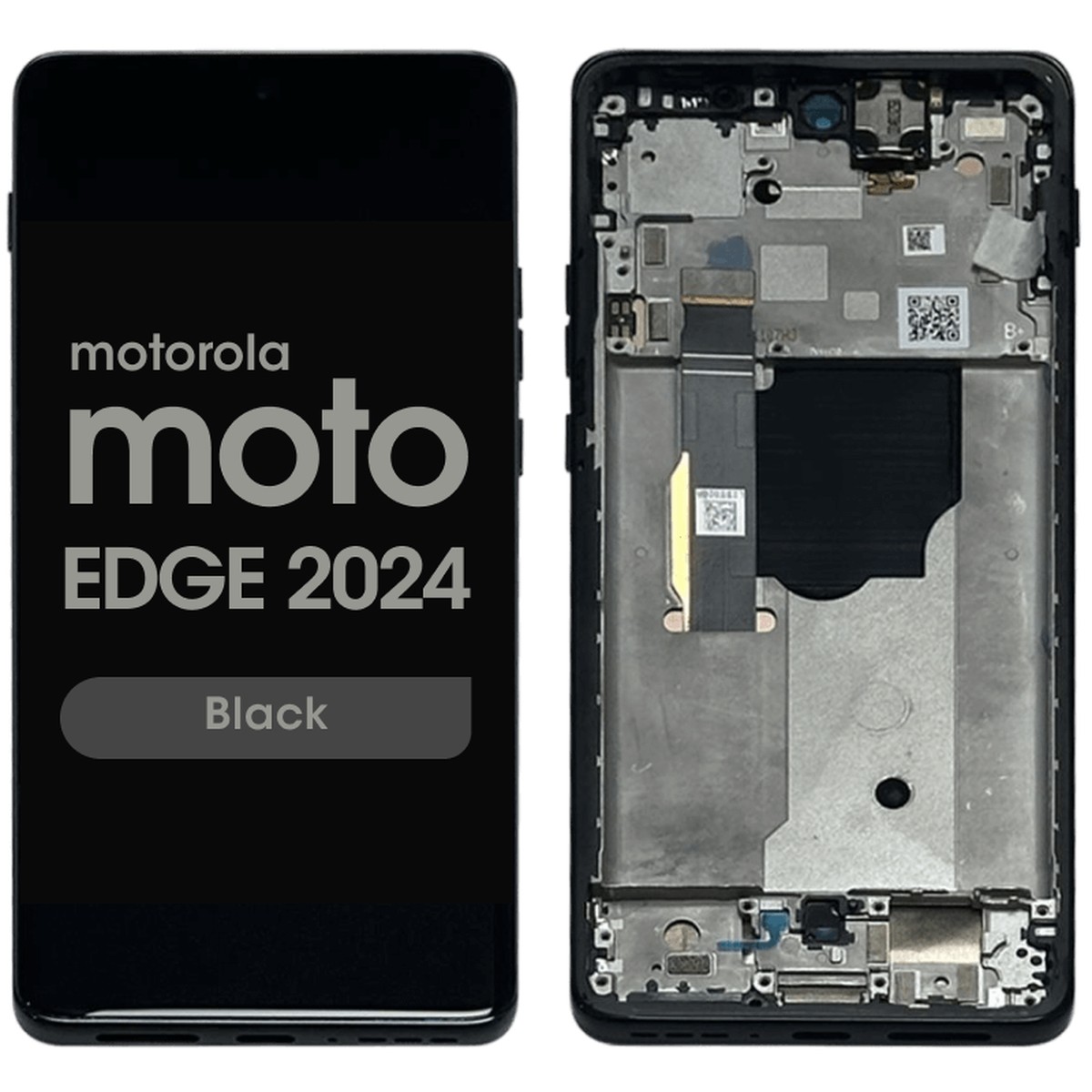 Pantalla OLED con táctil + marco Reacondicionado para Moto Edge (XT2405), Black