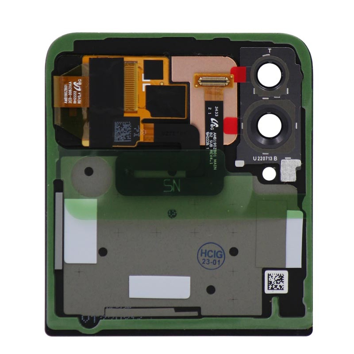 Pantalla Sub OLED con táctil sin marco Reacondicionado para Galaxy Z Flip 4 (F721U), Gray — imagen 2