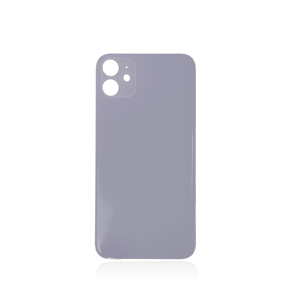 Cristal trasero con adhesivo para iPhone 11, morado (orificio grande de cámara) — imagen 2
