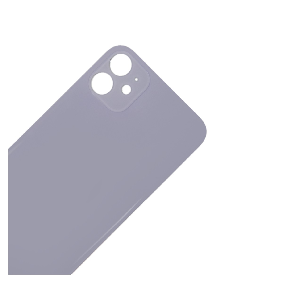 Cristal trasero con adhesivo para iPhone 11, morado (orificio grande de cámara) — imagen 4