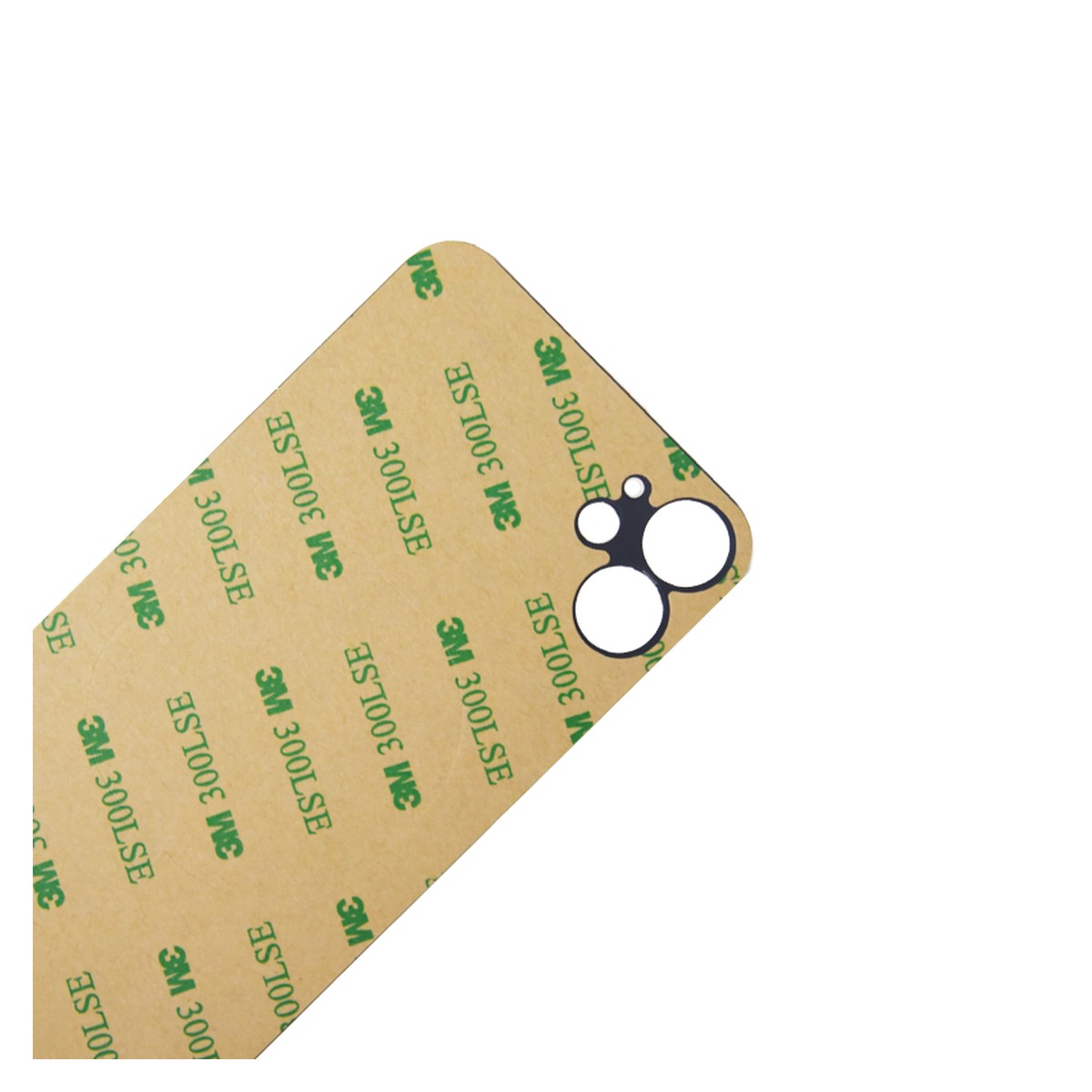Cristal trasero con adhesivo para iPhone 11, plateado (orificio grande de cámara) — imagen 5