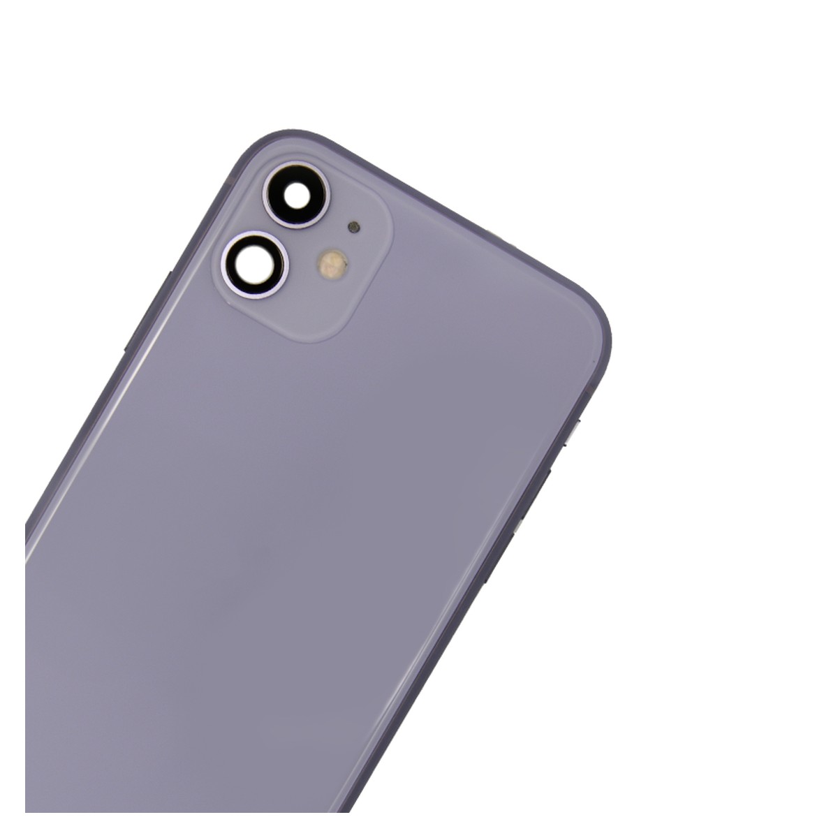Conjunto de chasis y carcasa trasera con piezas pequeñas preinstaladas para iPhone 11, morado — imagen 4