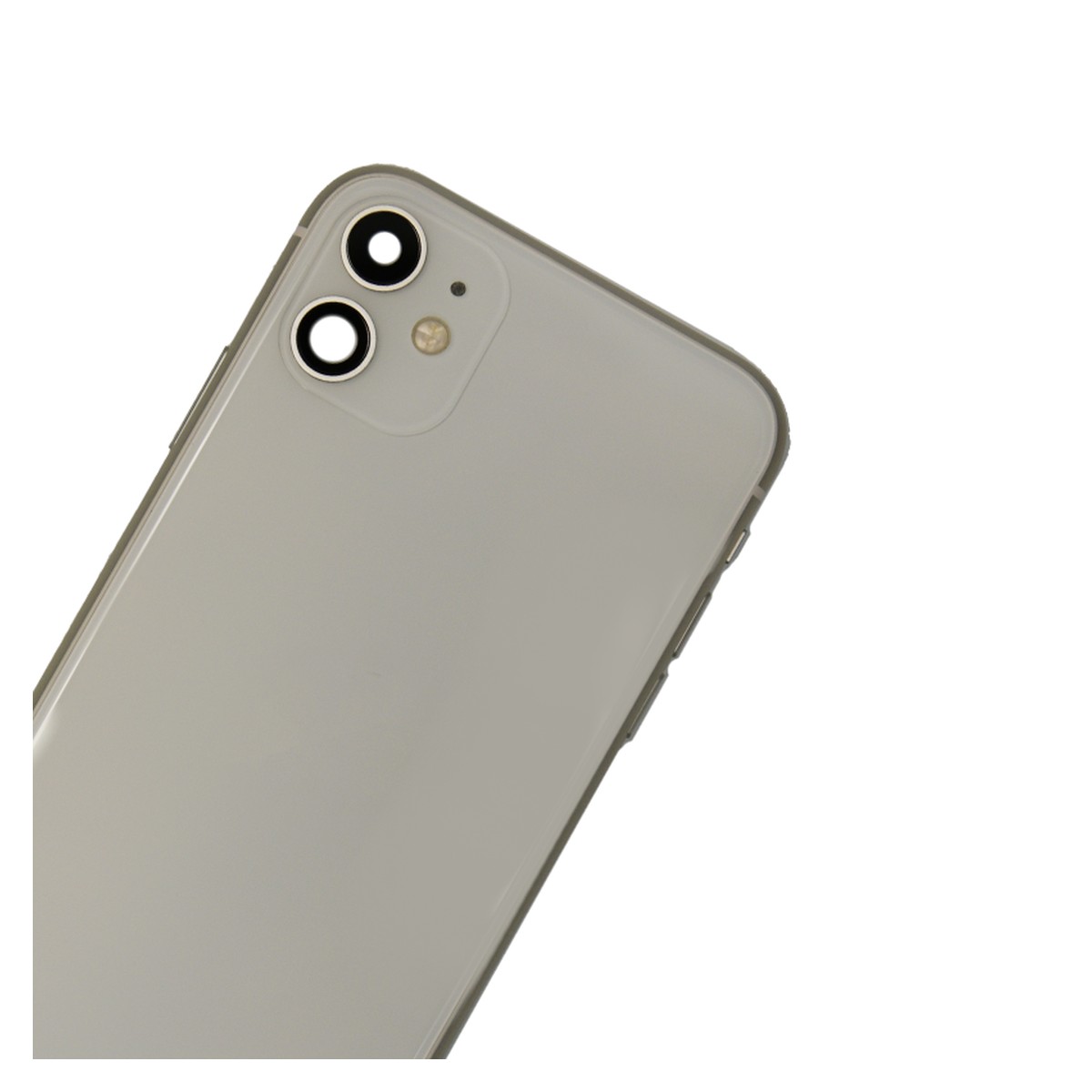 Conjunto de chasis y carcasa trasera con piezas pequeñas preinstaladas para iPhone 11, blanco — imagen 4