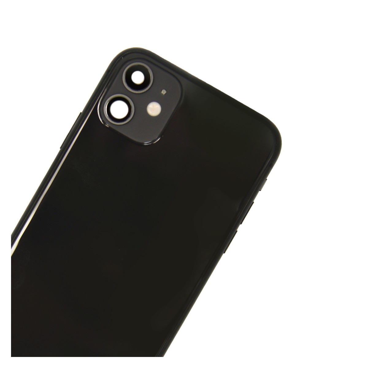 Conjunto de chasis y carcasa trasera con piezas pequeñas preinstaladas para iPhone 11, negro — imagen 4