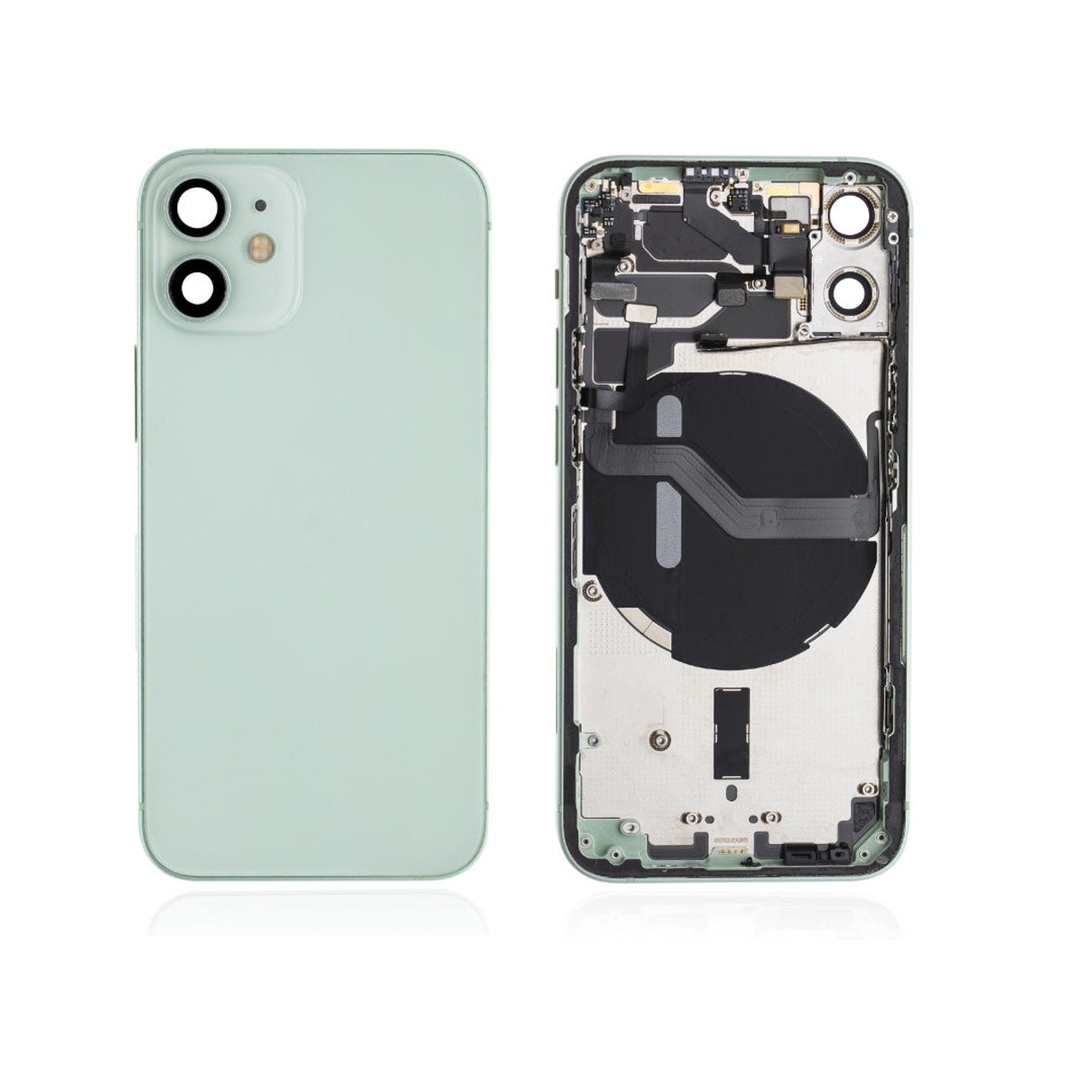 Carcasa trasera para iPhone 12 Mini, verde