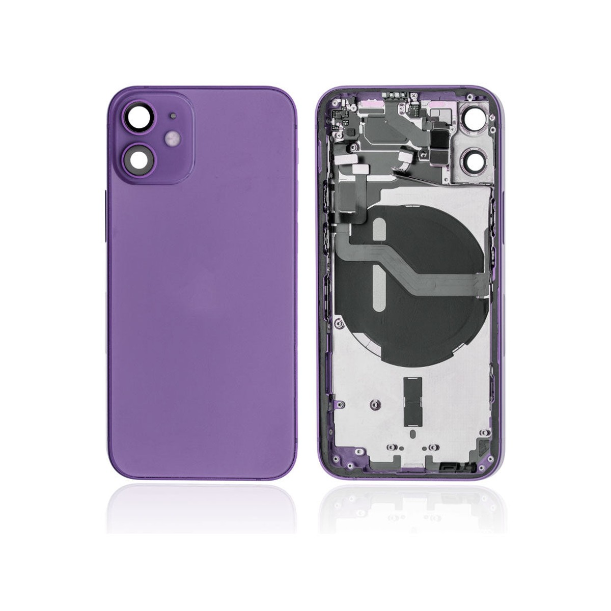 Carcasa trasera para iPhone 12 Mini, morado