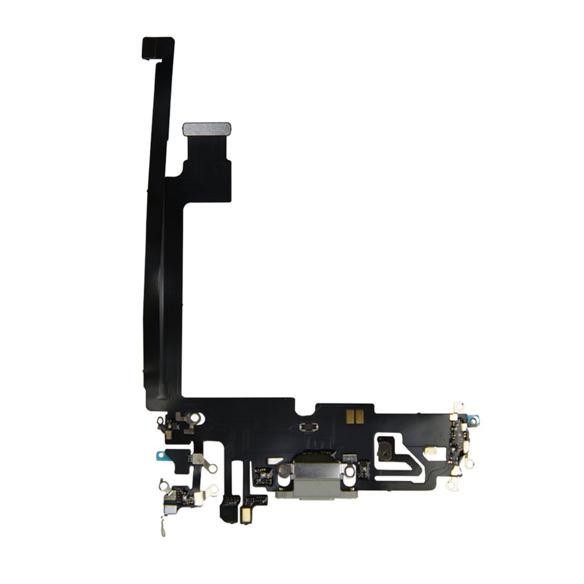 Cable flex con conector de puerto de carga para iPhone 12 Pro Max, plateado