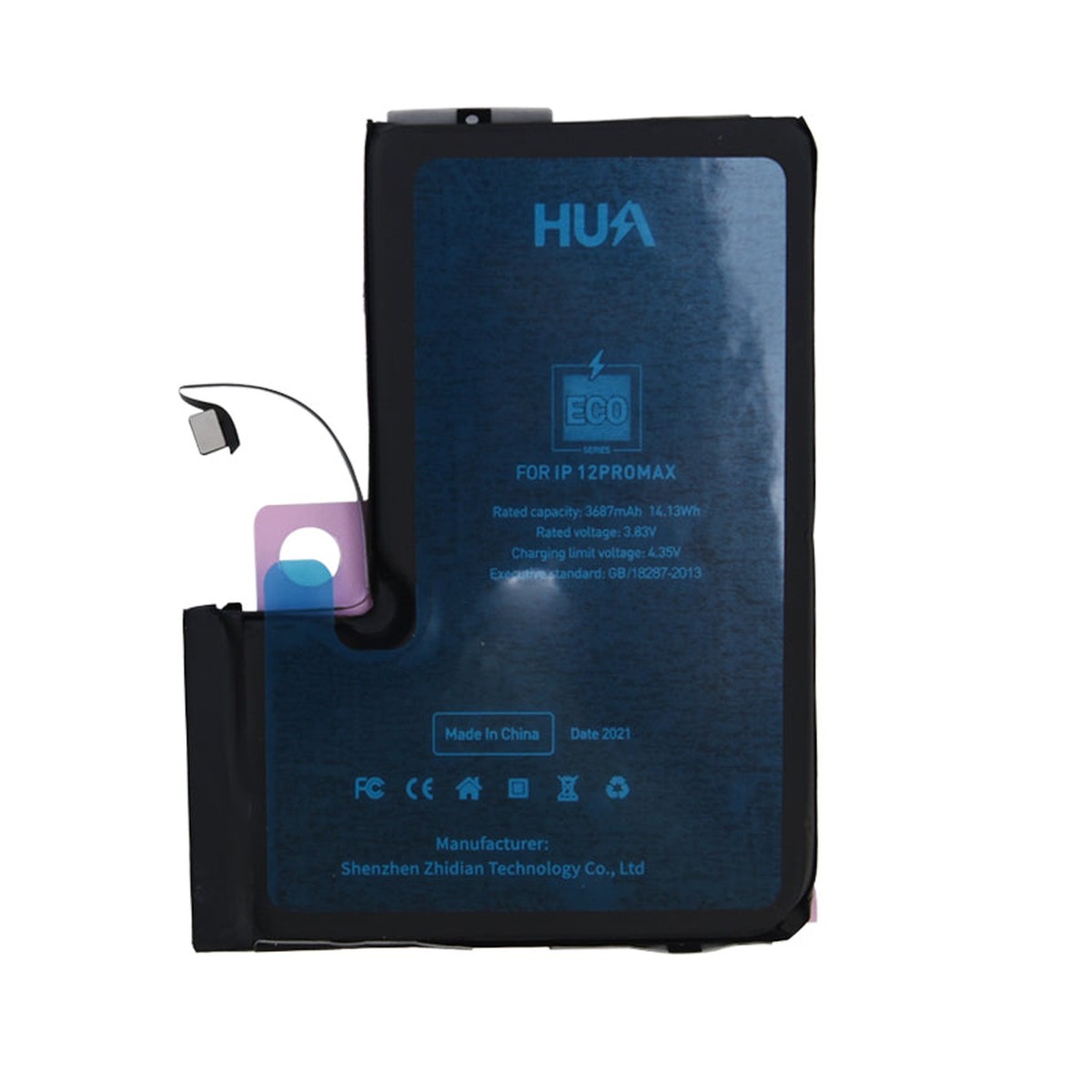 Kit de batería Premium con adhesivo y herramientas para iPhone 12 Pro Max