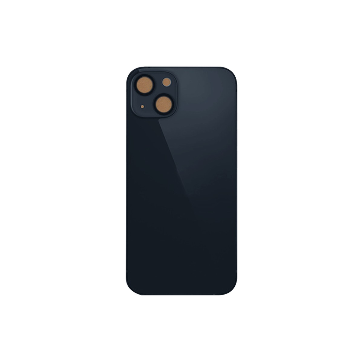 Cristal trasero con adhesivo para iPhone 13, medianoche (orificio grande de cámara) — imagen 2