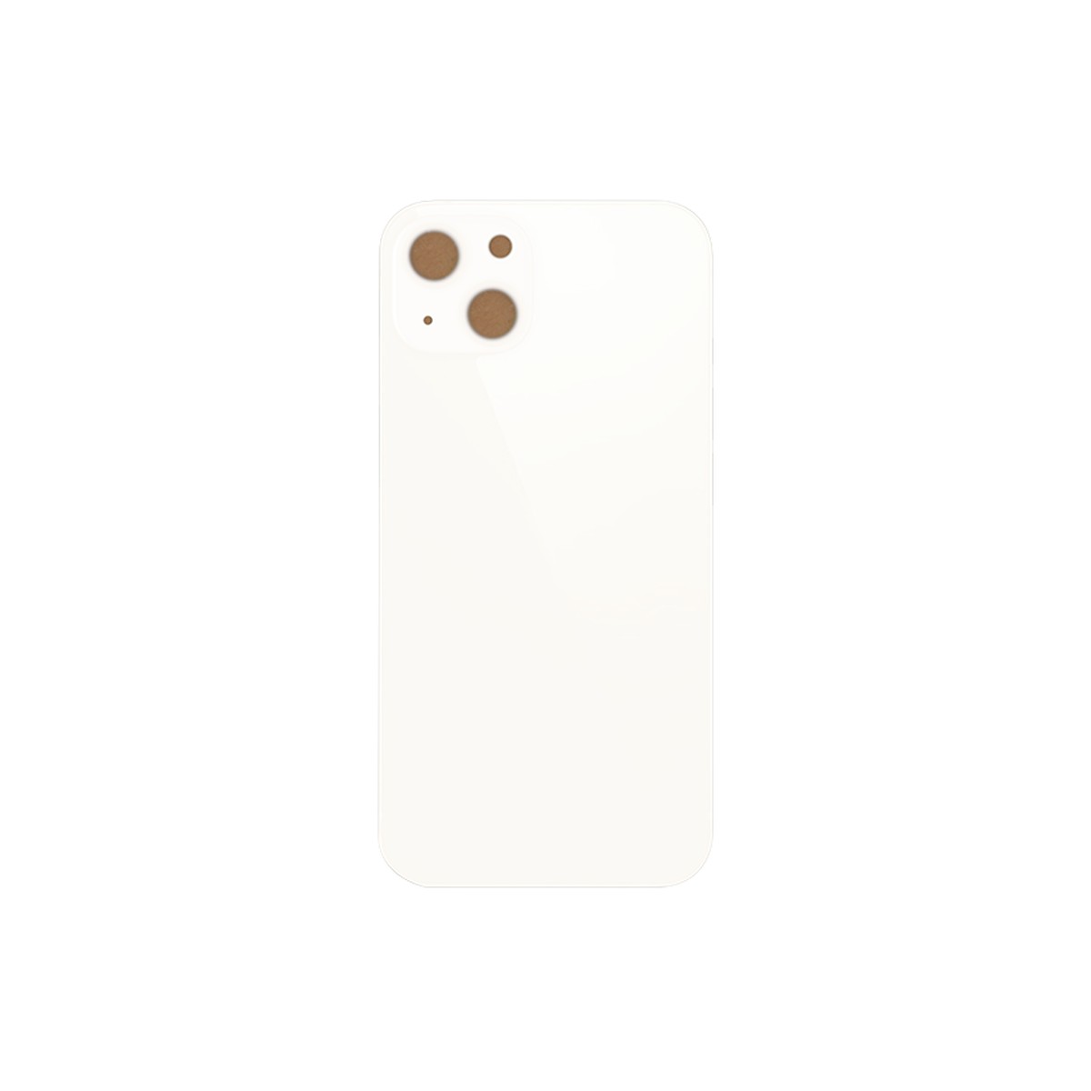 Cristal trasero con adhesivo para iPhone 13, luz estelar (orificio grande de cámara) — imagen 2