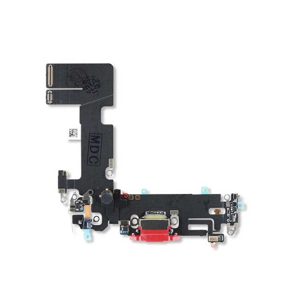Cable flex con conector de puerto de carga para iPhone 13, rojo